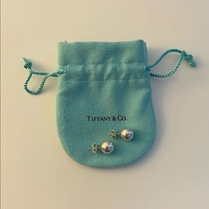 Tiffany and Co 8mm Ball Earrings